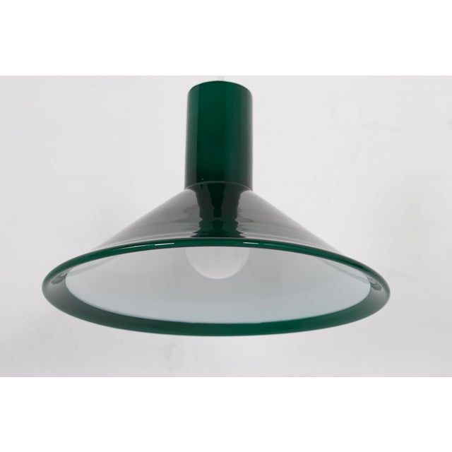 Small Glass Pendant Light by Michael Bang for Holmegaard, 1970s For Sale - Image 4 of 7