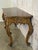 Italian Rococo Style Hand- Carved Walnut Console Table For Sale - Image 11 of 15