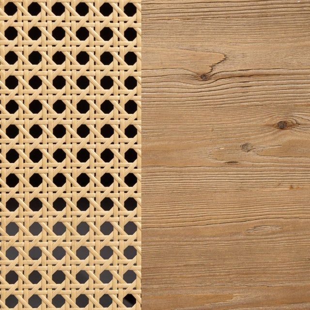 Rattan Cane Door Sideboard For Sale - Image 4 of 4