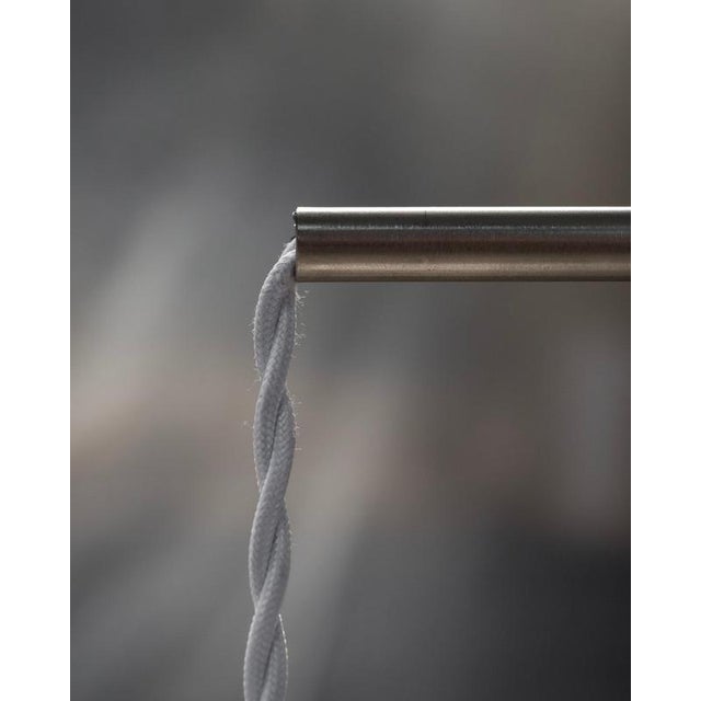 Not Yet Made - Made To Order Equo 3.0 Floor Lamp in Aluminum with Travertine and Stainless Steel by D´ARK Atelier For Sale - Image 5 of 9