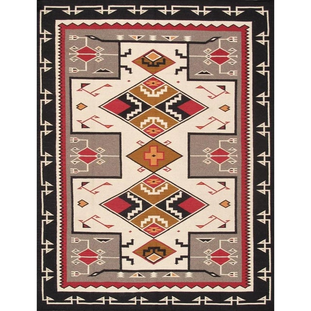 Tuscany Wool Ivory Area Rug, 8' 0'' X 9' 9'' For Sale - Image 4 of 4