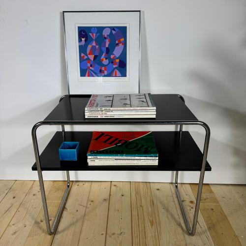Bauhaus Double-Tier Coffee Table by Marcel Breuer for Thonet For Sale - Image 9 of 12