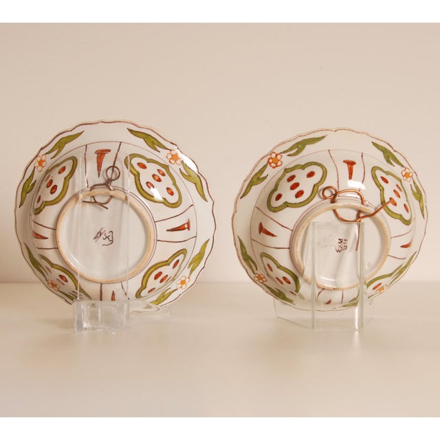 Antique Delft Chinoiserie Bowl Polychrome Chinese Ming Style a Pair For Sale - Image 9 of 11