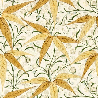 Morris & Co Bamboo Wallpaper in Sunflower For Sale