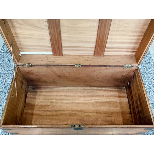 19th Century Camphor Wood Campaign Chest For Sale In New York - Image 6 of 18