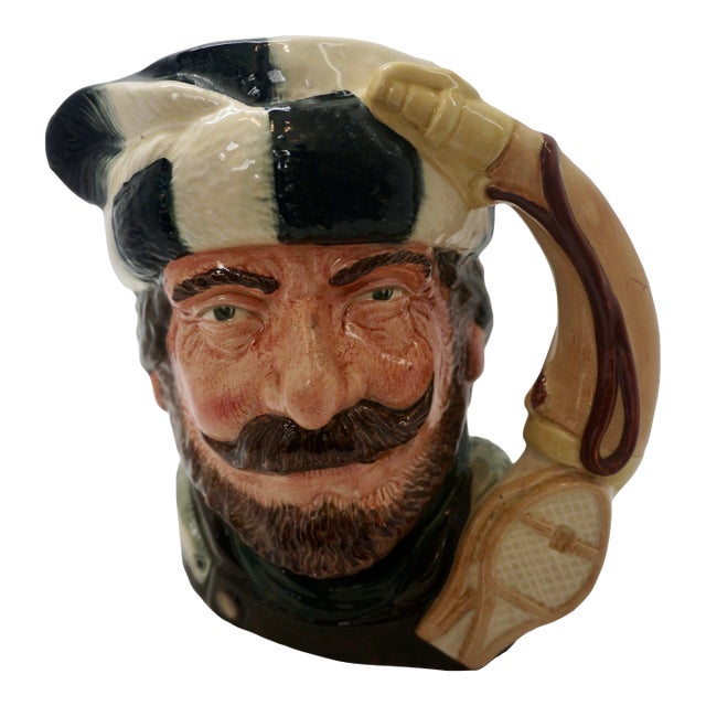 Vintage Royal Doulton "The Trapper" Character Jug (D6609) – Large Size For Sale