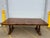 Brown Solid Oak Vintage Trestle Diningroom Table For Sale - Image 8 of 8