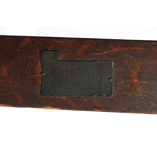 Stickley Brothers Antique Mission Oak Small Rocking Chair For Sale - Image 18 of 18