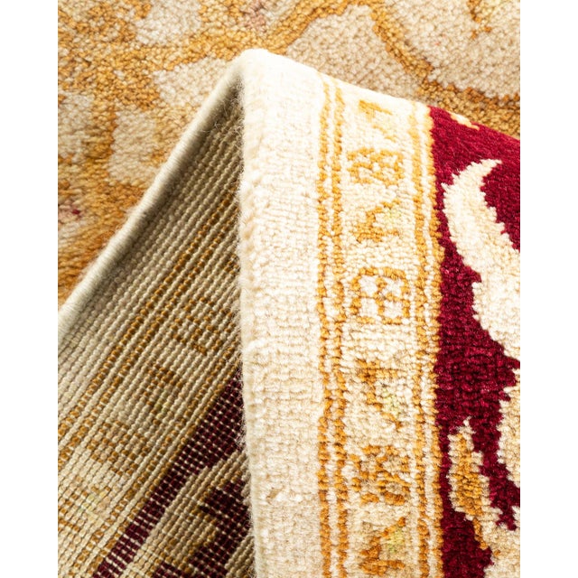 Eclectic, One-of-a-Kind Hand-Knotted Area Rug - Ivory, 4' 1" x 6' 3" For Sale In New York - Image 6 of 8