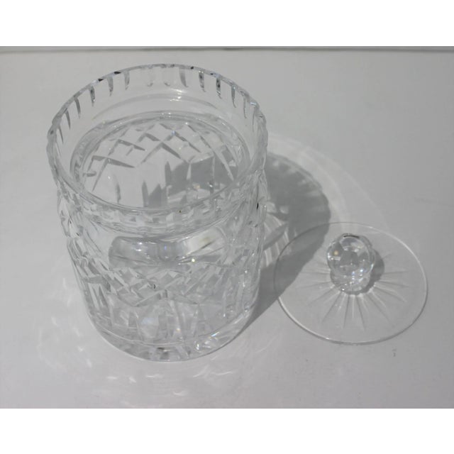 1940s American Cut Glass Biscuit Jar With Cover For Sale In West Palm - Image 6 of 10