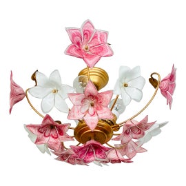 Example of Bright Pink Chandeliers and Pendants