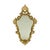 Glass 1970s Italian Classical Crested Mirror Gold Baroque Rococo 57cm For Sale - Image 7 of 14