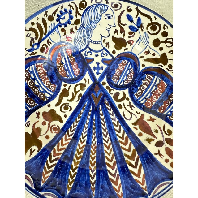 Ceramic Vintage Manises, Spain Plates For Sale - Image 7 of 7