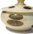 Glass Vintage Murano Barbini Gold Flecks White Black Spots Italian Art Glass Vanity Jewelry Powder Box For Sale - Image 7 of 8
