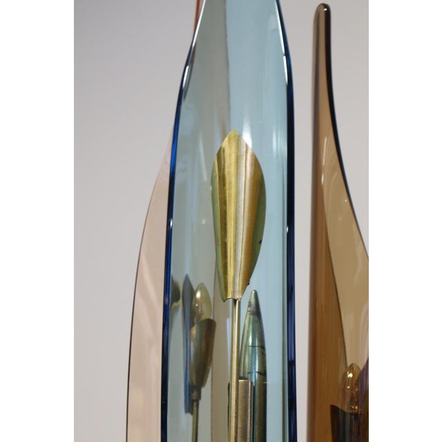 Vintage Dahlia Floor Lamp by Max Ingrand for Fontana Arte, 1958 For Sale - Image 9 of 18