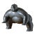 Large-Scale Signed Bronze "Sumo Wrestler" Sculpture, Signed Yuri, 2005 For Sale