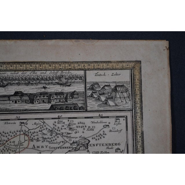German geographical map "Grossen Hayn" "Geographische Abzeichnung der in dem Meisnischen Creiß des Churfürstenthumbs...