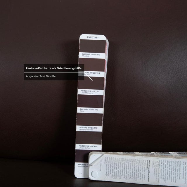 A399 3-Seater Sofa in Dark Brown Leather from Natuzzi Editions For Sale - Image 9 of 15