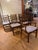 Mid 20th Century Set of 6 Vintage Fretwork Dining Chairs. (5 Side Chairs and 1 Arm Chair) For Sale - Image 5 of 12