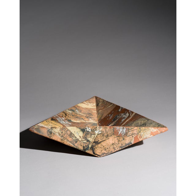Geometric Stoneware Object by Karl Fulle Studio Pottery, Early 1990s For Sale - Image 4 of 18