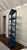 The Jake 32" bookcase by Made Goods is handcrafted in faux true navy Belgian linen. The Jake combines clean architectural...