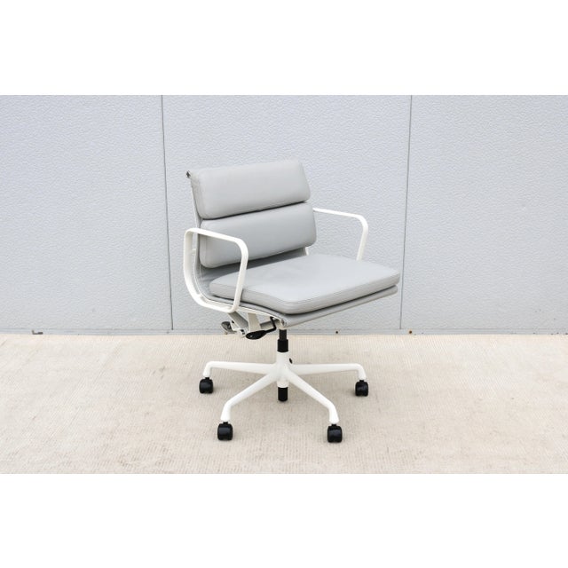 Fabulous mid-century modern Eames soft pad management chair. A timeless design classic and contemporary with Innovative...