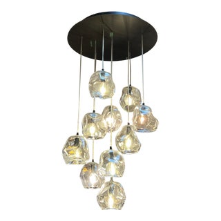 John Pomp Infinity 10 Light Cluster Chandelier For Sale