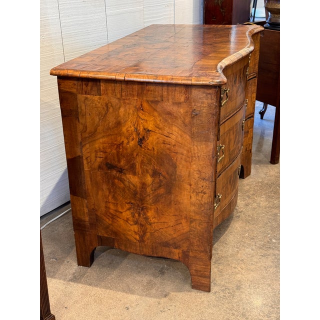 18th Century German Walnut Serpentine Chest For Sale - Image 12 of 13