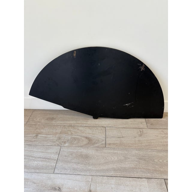 1980s Large Chinoiserie Fan Faux Paper Mache For Sale In Miami - Image 6 of 7