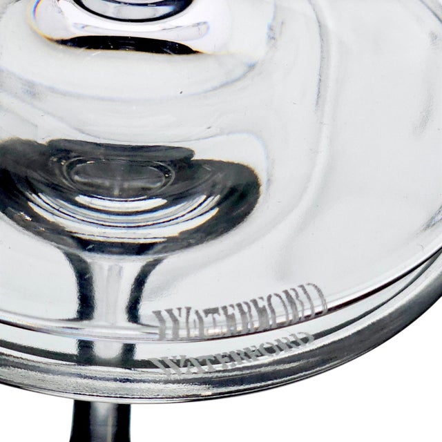 Late 20th Century Waterford Crystal Lismore Essence White Wine Glasses - Set of 4 For Sale - Image 9 of 12