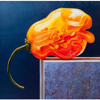 Habenero by Thane Gorek | Oil on canvas Still life of a habanero pepper. For Sale