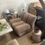 Wood 1970s Italian Bentwood Lounge Chair in Two-Tone Mohair For Sale - Image 7 of 7
