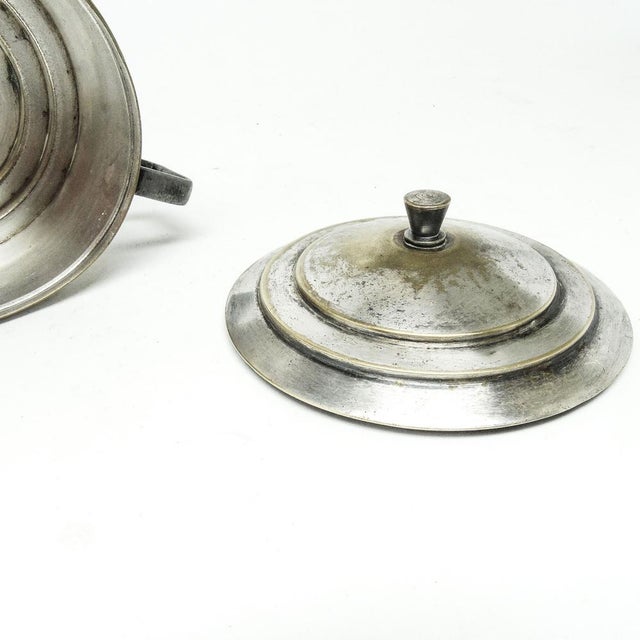 Silver Art Deco Sugar Bowl from Sopyło, Poland, 1930s For Sale - Image 8 of 14