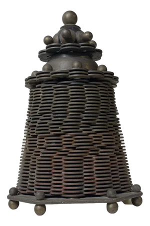 Danish Up-Cycled Coin Mountain Sculpture, 1970s