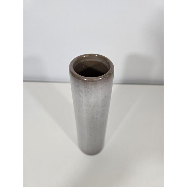 Glazed Ceramic Scroll Vase by Jacques & Dani Ruelland, 1960s For Sale - Image 4 of 11