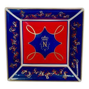 Vintage Le Negresco Hotel Nice France Porcelain Ashtray