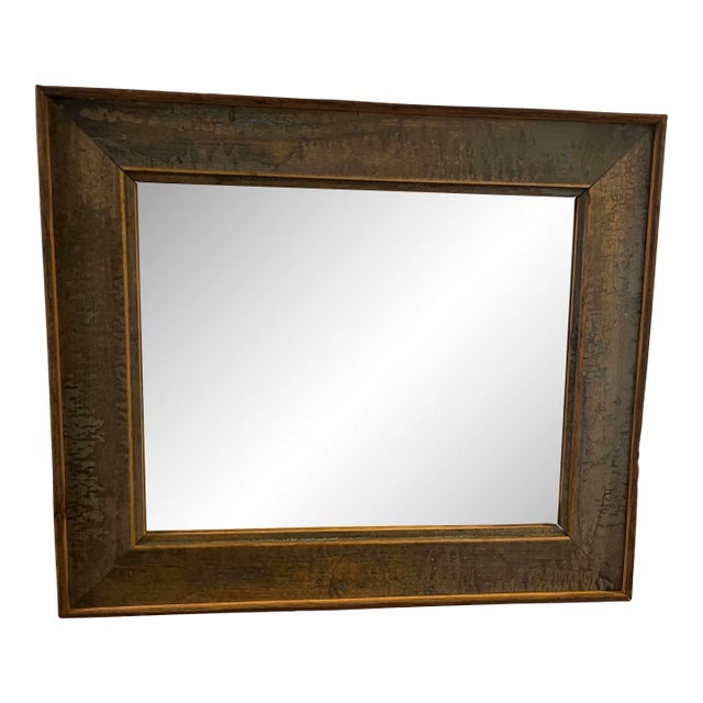 Contemporary Maine Barnwood Wall Mirror For Sale