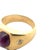 Metal Star Ruby Diamond Men's Ring 18k Yellow Gold Size 9.5 For Sale - Image 7 of 7