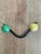 Black 1950s Mid-Century Modern French Sputnik Wall Hook With Green & Yellow Atomic Balls For Sale - Image 8 of 10