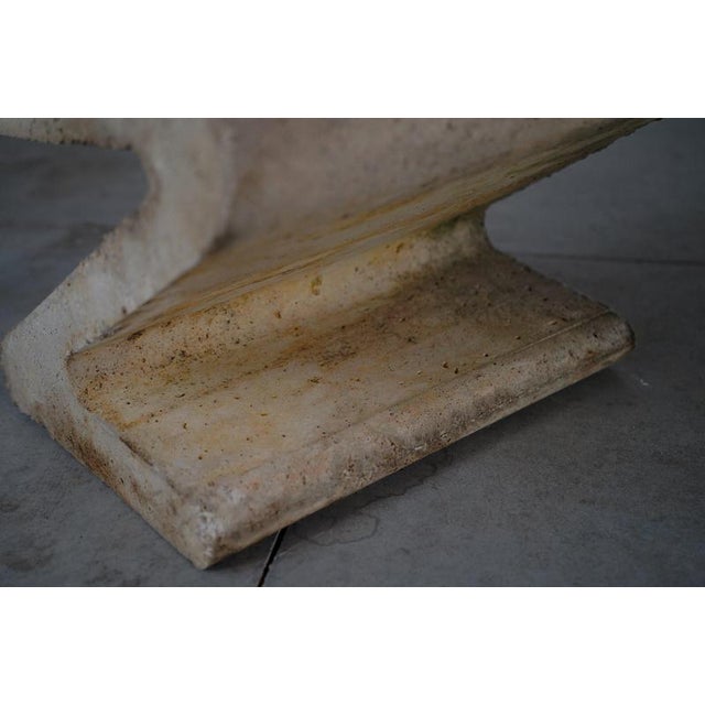 Concrete Zig Zag Chairs, France, 1970s, Set of 2 For Sale - Image 12 of 18