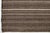 Textile Organic Modern Flatweave Brown Wool Rug With Striped Design For Sale - Image 7 of 11
