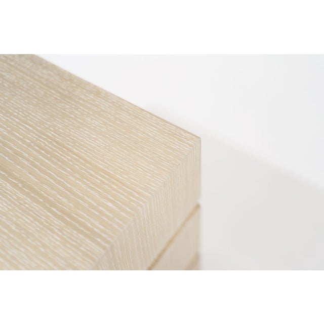 Stacked Commodes in Limed Oak - a Pair For Sale - Image 15 of 18