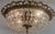 Vintage Spanish Brass and Crystal Ceiling Lamp, 1950s For Sale - Image 12 of 14