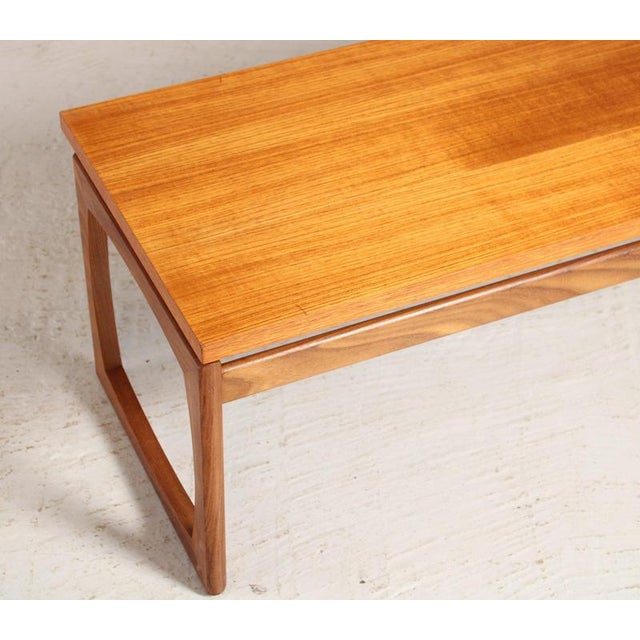Long Mid-Century Teak Quadrille Coffee Table from G-Plan, 1960s For Sale - Image 6 of 9
