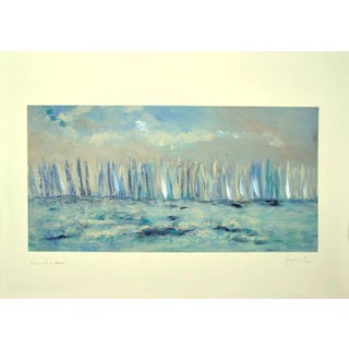 Martine Goeyens, La Regata, 21st Century, Original Print Digigraph For Sale