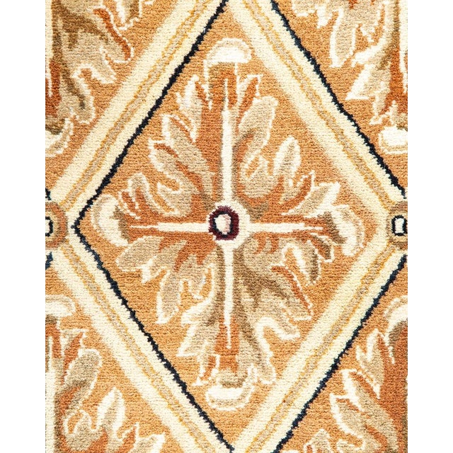 Traditional Mogul, One-of-a-Kind Hand-Knotted Area Rug in Brown, 8' 2" x 10' 3" For Sale - Image 3 of 8