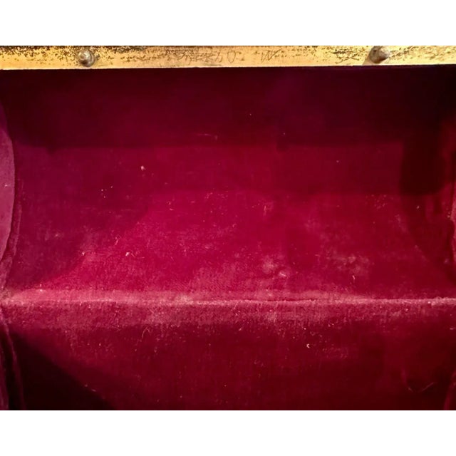 Brass 19th Century Sèvres Porcelain and Gilt Brass Presentation Box For Sale - Image 8 of 9