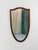 Large Antique Biedermeier Pearwood Shield Wall Mirror, Vienna, 1820s For Sale - Image 11 of 18