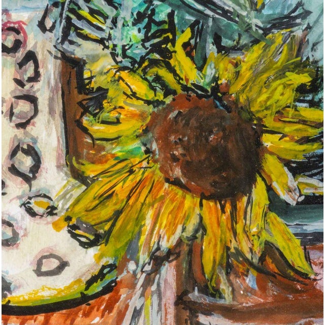 2010s Lorna Marsh Floral Still Life Watercolor, 2011 For Sale - Image 5 of 9