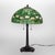Glass Vintage Tiffany Style Leaded Stained Glass Table Lamp With Acorn Shade 20thC For Sale - Image 7 of 15